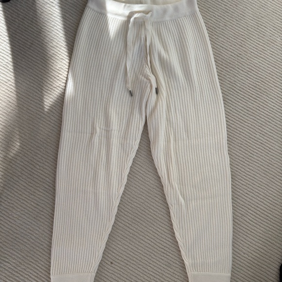 Cozy Cream Ribbed Sweater Set - Picture 4 of 6